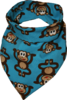 Zahntuch Affen blau